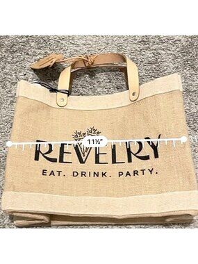 BNWT Apolis x Revelry Shopper Tote/Market Bag